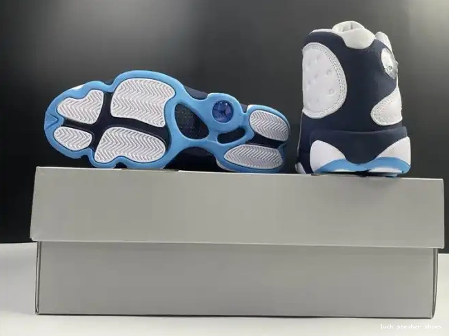 Rep LUCY 13 Powder Dark Blue Air Jordan 414571-144 0506